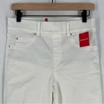 ‎ SPANXshape EveryWear 4-Way Stretch White Denim Straight Leg Jeans Size M Photo 3