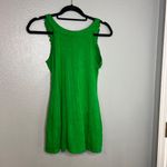 Rain Y2K Babydoll Tank Top Size S Ruffle Neck‎ Green Flowy Longline Photo 4