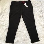 Ruby Rd . Women's Wild Mix 2019 black straight leg pull on pants size Large Photo 5