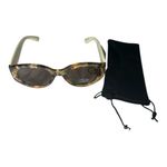 Oscar de la Renta Brown Tortoiseshell Sunglasses Photo 3