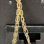 Talbots Gold Necklace with Circular Pendant New Without Tags Photo 5