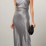 Reformation NWT Casette Silk Dress In Shale 10 Photo 3