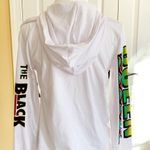 On Fire  Hoodie T-Shirt Long Sleeve Graphic The Black Queen Tee Shirt Size Large Photo 5