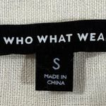 Who What Wear WHO WHAT WHERE Ivory Linen Babydoll Dress Size S Midi Minimalist Lagenlook Beach Photo 10