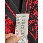 Claudie Pierlot Paris resise crepe midi dress print fonced Print Wrap Dress 38 Red Size 6 Photo 5