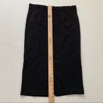 Eileen Fisher Black Stretch Skirt Midi Length S Photo 4