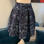 Maje  Blue Jeko Pleated Guipure Lace Mesh Skirt 2 Pockets Lined Back Zip Sz 1 XS Photo 7