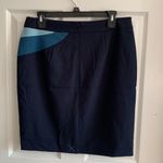 Ann Taylor factory petite skirt Blue Size 8P Photo 1