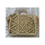 House of Harlow NWT  1960 Raffia Hand Woven Tote Crossbody Purse Photo 1