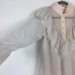 NWT We are HAH Polka Dot Lace Ruffle Swing Mini Dress Small Fairy Coquette Chic Black Photo 8