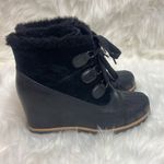 UGG  Alasdair Leather Wedge Bootie Size 8 A1 Photo 6