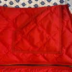 J.Crew  Vibrant orange Quilted Vest zip up Photo 1