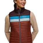 Cotopaxi  Women's Fuego Colorblock Down Quilted Puffer Vest coffee/rusty Photo 0