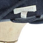 Eileen Fisher Denim Jacket Dark Wash Cotton Stretch Blue Size Petite Large Photo 7