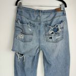American Eagle  Womens 90s Straight Pride Jeans Sz 10 Distressed Light Wash Photo 11