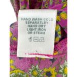 Xirena Dalyn Pink Floral Tiered Peasant Mini Dress Women's M Cotton Silk Blend Size M Photo 6