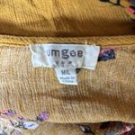 Umgee Kimono Womens Medium Large Multicolor Floral Gauze Open Cardigan Sweater Photo 5