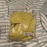 Green Maxi Bodycon Dress with Cut Out Slit and Halter Neckline for Night Out Size L Photo 4