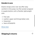 Eileen Fisher Rose Black Suede Flat Dress Strappy Sandals Shoes sz 6 Photo 2