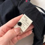 Marithe Francois Girbaud dark denim lace up front top tie sleeve Size medium Blue Photo 4