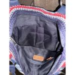 The Sak  NEW NWT Lauren Crochet Hobo‎ Bag Marina Stripe Blue Red Shoulder Purse Photo 4