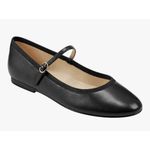 Marc Fisher Women's Espina Mary Jane Ballet Flat Leather Black Size US 8.5 Photo 11