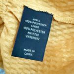 Jason Wu  x TARGET | Sleeveless Gold Yellow Fuzzy Peplum Top Blouse | Size Medium Photo 5