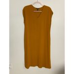 Eileen Fisher Textured Crepe Column Dress straight fit MP Photo 2