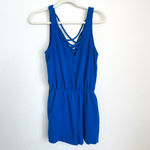 Urban Outfitters UO Silence + Noise Royal Blue Strappy Romper Photo 3