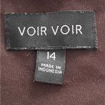 Voir Voir animal print leopard ruffle sleeveless boho fall mini dress, size 14 Brown Photo 1