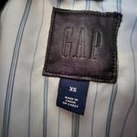 Gap  Women's Black 100% Genuine Leather Belted Zipper Moto Jacket Coat Size XS Photo 2