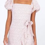 Princess Polly Annie Mini Dress  Floral Ruffle Wrap Hem Photo 0