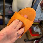 White Stag Vintage Y2K Orange Open Toe Kitten Heel Sandal Size 7.5 Shoe Photo 2