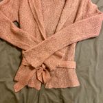 Free People hooded open front w/tie cardigan small Photo 3