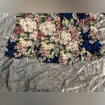 Vintage 90’s Lady Dorby Floral 2 Piece Top & Skirt Large Blue Photo 9