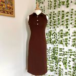 Dolce & Gabbana Vintage Mod Style Brown midi Dress Photo 2