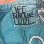 Free City  Blue Machine Teal Sweatpants With Pink Bird Logo Photo 3