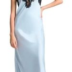 ALC Frank A.L.C. Lennon Lace Accent Satin Slipdress Midi 100% Viscose V-Neck - Sz S - $595 Photo 0