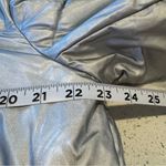 NOIZE Nikita Silver Metallic Puffer Jacket Vegan Hooded Size L NWT Canadian Size L Photo 6
