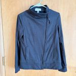 MARRAKECH Women's Charcoal Asymmetrical Zip Moto Jacket XS Black Photo 1