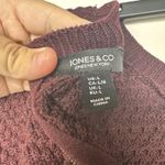 Jones New York Jones & Co.  Women's Size Large Knitted Sweater Maroon Zipper Back Photo 10