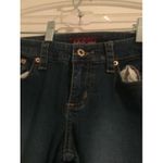 Baby Phat  Women's Blue Capri Denim Jeans Zip Button Pockets Size 5 Photo 3