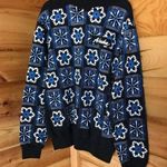 VINTAGE BLACK W/ BLUE/WHITE SNOWFLAKES ALASKA HOLIDAY SWEATSHIRT PULLOVER Size XXL Photo 0