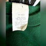 Vintage Metropolitan Women’s Fleece Flannel Sleep Shirt Nightgown Felted Cat S Green Photo 5