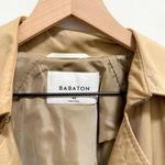 Babaton Aritzia  slouchy draped tan trench coat oversized loose fit lightweight Photo 5