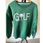 Curvy Plus XXL Green Golf Ball Sweatshirt New Photo 0