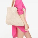J.Crew Packable Straw Tote Bag Photo 0