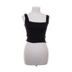 Amisu  Black Crop Top Photo 4