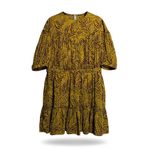 Ted Baker  Mairley Yoke Detail Printed Mini Dress Yellow Photo 3