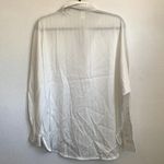 NWT Commense Charlotte Oversized Button Up Collared Shirt in White Size XS Photo 2